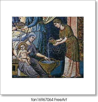 Free art print of Nativity of the Virgin. Detail by Pietro Cavallini Free art print of Nativity of the Virgin. Detail by Pietro Cavallini