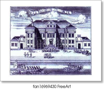 Free art print of St. Petersburg. View of the Winter Palace of Peter I by Alexey Zubov Free art print of St. Petersburg. View of the Winter Palace of Peter I by Alexey Zubov