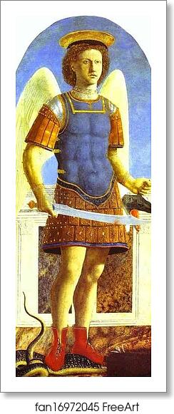 Free art print of Archangel Michael by Piero Della Francesca