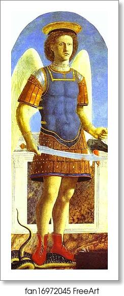 Free art print of Archangel Michael by Piero Della Francesca Free art print of Archangel Michael by Piero Della Francesca