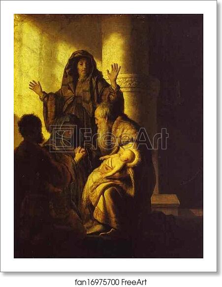 Free art print of The Presentation of Jesus in the Temple by Rembrandt Harmenszoon Van Rijn Free art print of The Presentation of Jesus in the Temple by Rembrandt Harmenszoon Van Rijn