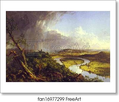Free art print of The Oxbow (The Connecticut River near Northampton) by Thomas Cole Free art print of The Oxbow (The Connecticut River near Northampton) by Thomas Cole