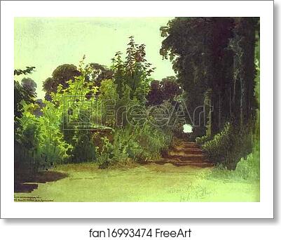 Free art print of In the Grove of Medon near Paris by Ivan Kramskoy
