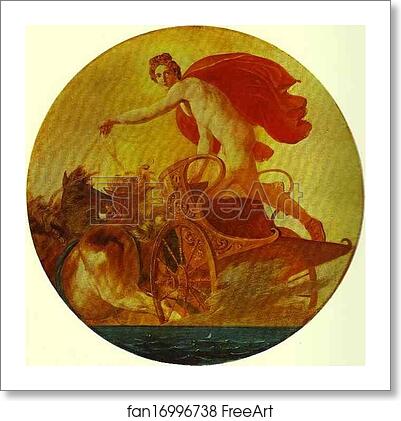 Free art print of Pheb in His Chariot by Karl Brulloff