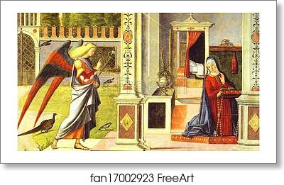 Free art print of Annunciation by Vittore Carpaccio
