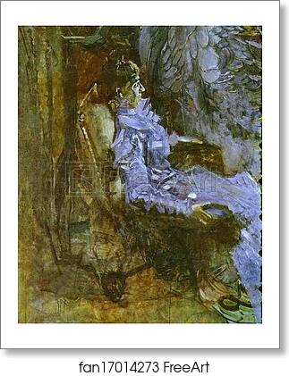 Free art print of Lady in a Violet Dress (Portrait of Nadezhda Zabela-Vrubel, the Artist's Wife) by Mikhail Vrubel Free art print of Lady in a Violet Dress (Portrait of Nadezhda Zabela-Vrubel, the Artist's Wife) by Mikhail Vrubel
