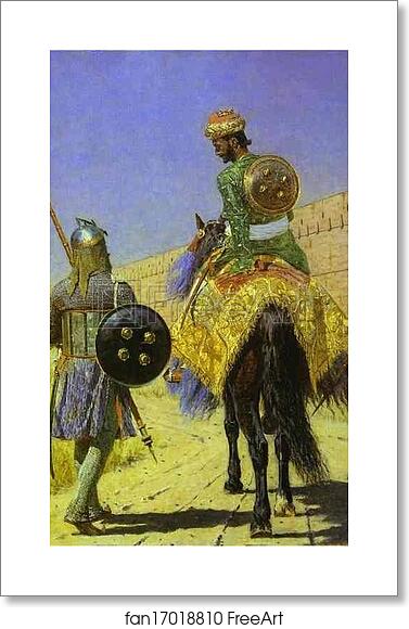 Free art print of Mounted Warrior in Jaipur by Vasily Vereshchagin Free art print of Mounted Warrior in Jaipur by Vasily Vereshchagin