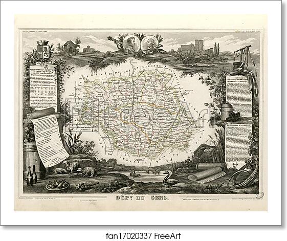 Free art print of Dépt. du Gers (région du sud-ouest) by Victor Jules Levasseur Free art print of Dépt. du Gers (région du sud-ouest) by Victor Jules Levasseur