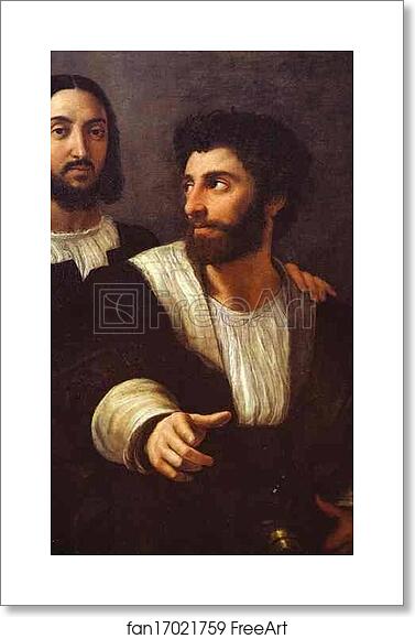 Free art print of Self-Portrait with a Friend by Raphael Free art print of Self-Portrait with a Friend by Raphael