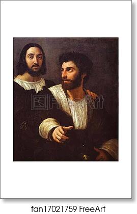 Free art print of Self-Portrait with a Friend by Raphael Free art print of Self-Portrait with a Friend by Raphael