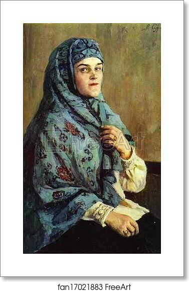 Free art print of Portrait of P. I. Scherbatova by Vasily Surikov Free art print of Portrait of P. I. Scherbatova by Vasily Surikov
