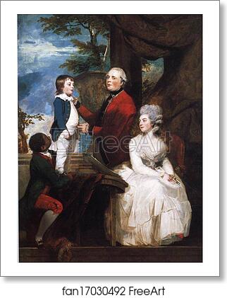 Free art print of George Grenville, Earl Temple, Mary, Countess Temple, and Their Son Richard by Sir Joshua Reynolds