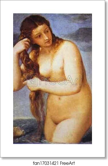 Free art print of Venus Anadyomene by Titian Free art print of Venus Anadyomene by Titian