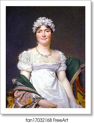 Free art print of Portrait of Countess Daru by Jacques-Louis David