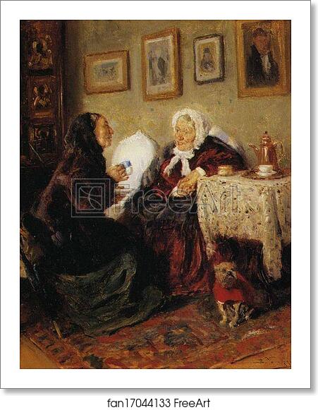 Free art print of Tete-a-tete by Vladimir Makovsky Free art print of Tete-a-tete by Vladimir Makovsky