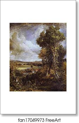 Free art print of Dedham Vale by John Constable