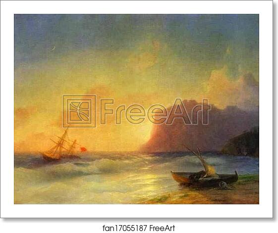 Free art print of The Sea. Koktebel by Ivan Aivazovsky