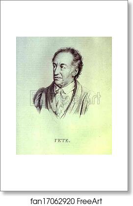 Free art print of Portrait of I. W. Goethe by Orest Kiprensky