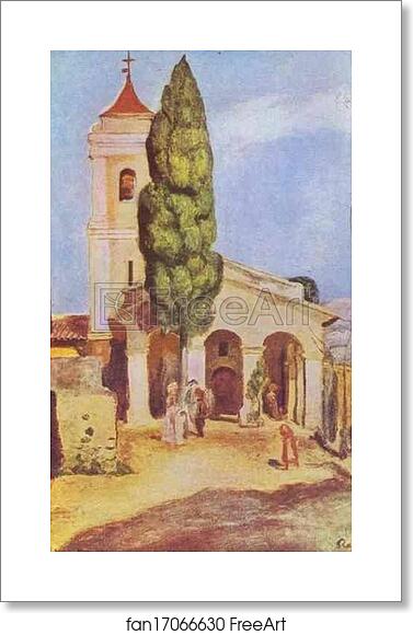 Free art print of A Church at Cagnes by Pierre-Auguste Renoir Free art print of A Church at Cagnes by Pierre-Auguste Renoir