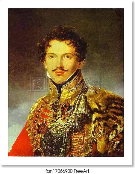 Free art print of Portrait of Peotr Lachinov by Henri Francois Riesener