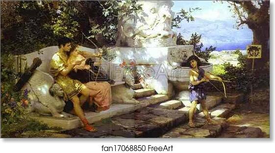 Free art print of A Dangerous Game by Henryk Hector Siemiradzki