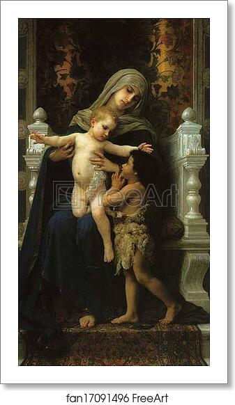 Free art print of Madonna and Child with St. John the Baptist by William-Adolphe Bouguereau Free art print of Madonna and Child with St. John the Baptist by William-Adolphe Bouguereau