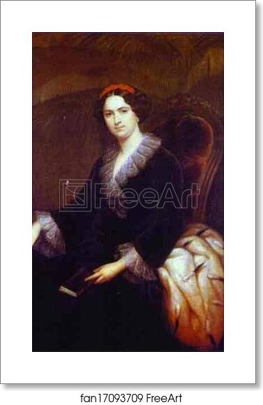 Free art print of Portrait of Princess Trubetskaya (?) by Sergey Zaryanko Free art print of Portrait of Princess Trubetskaya (?) by Sergey Zaryanko