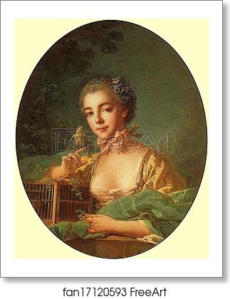 Free art print of Portrait of Mme Baudouin (Daughter of the Artist) by François Boucher