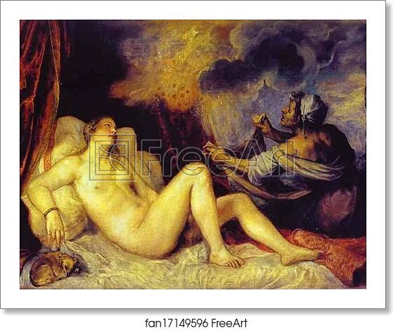 Free art print of Danae with Nursemaid by Titian Free art print of Danae with Nursemaid by Titian