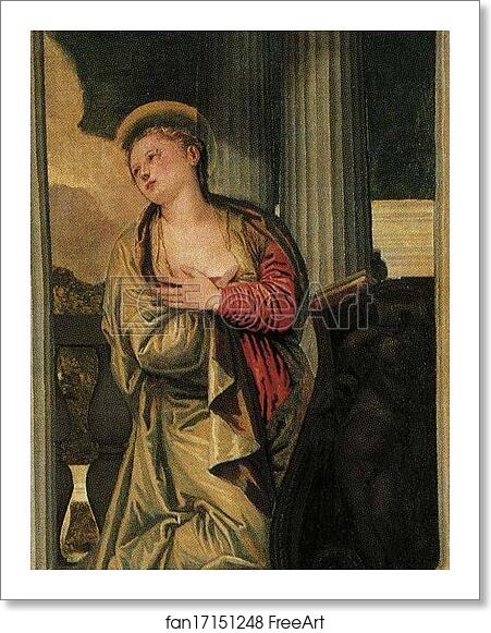 Free art print of The Annunciation. Detail by Paolo Veronese Free art print of The Annunciation. Detail by Paolo Veronese