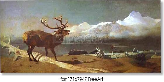 Free art print of The Challenge by Sir Edwin Landseer