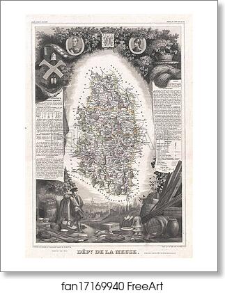 Free art print of Dept. de la Meuse. by Victor Jules Levasseur Free art print of Dept. de la Meuse. by Victor Jules Levasseur