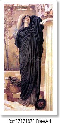 Free art print of Electra at the Tomb of Agamemnon by Frederick Leighton