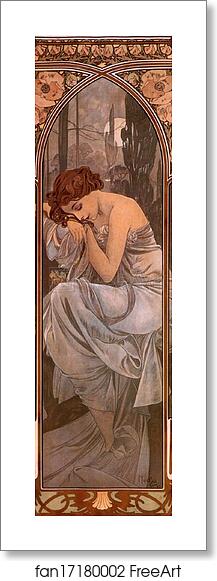 Free art print of Nocturnal Slumber by Alphonse Mucha Free art print of Nocturnal Slumber by Alphonse Mucha