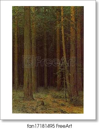 Free art print of Forest Reserve. Pine Grove by Ivan Shishkin