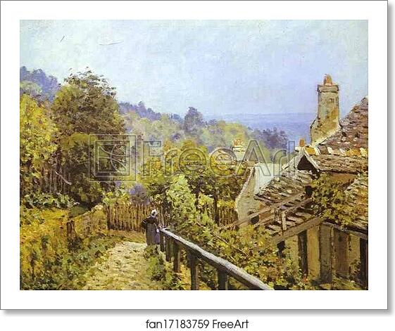 Free art print of Sentier de la Mi-côte, Louveciennes by Alfred Sisley Free art print of Sentier de la Mi-côte, Louveciennes by Alfred Sisley
