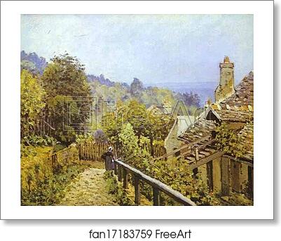 Free art print of Sentier de la Mi-côte, Louveciennes by Alfred Sisley
