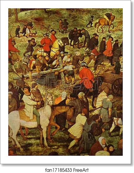 Free art print of The Procession to Calvary. Detail by Pieter Bruegel The Elder Free art print of The Procession to Calvary. Detail by Pieter Bruegel The Elder