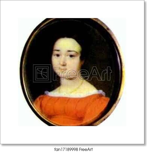 Free art print of Portrait of Princess Maria Dolgorukova by Alexey Tyranov