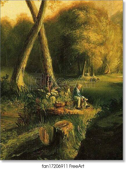 Free art print of Landscape. Detail by Thomas Cole