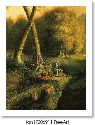 Free art print of Landscape. Detail by Thomas Cole Free art print of Landscape. Detail by Thomas Cole