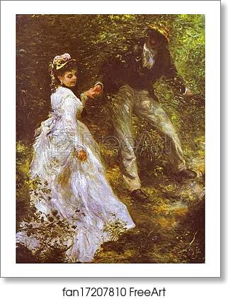 Free art print of The Promenade by Pierre-Auguste Renoir