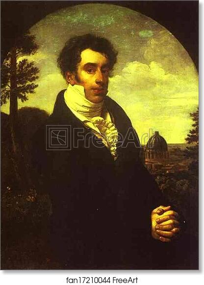 Free art print of Portrait of the Prince A. M. Golitzin by Orest Kiprensky