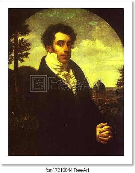 Free art print of Portrait of the Prince A. M. Golitzin by Orest Kiprensky Free art print of Portrait of the Prince A. M. Golitzin by Orest Kiprensky