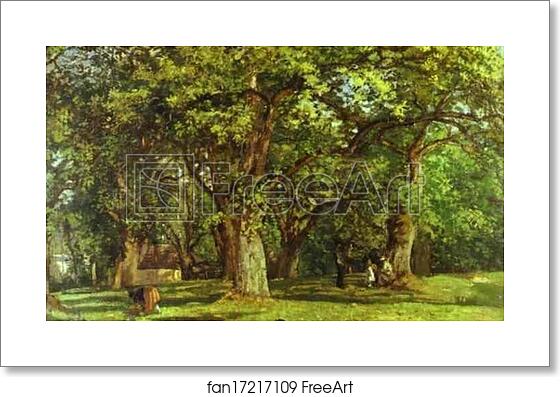 Free art print of La Foret by Camille Pissarro Free art print of La Foret by Camille Pissarro