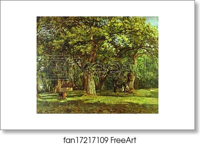 Free art print of La Foret by Camille Pissarro