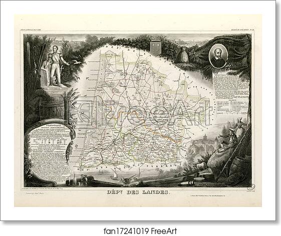 Free art print of Dépt. des Landes (région du sud-ouest) by Victor Jules Levasseur Free art print of Dépt. des Landes (région du sud-ouest) by Victor Jules Levasseur
