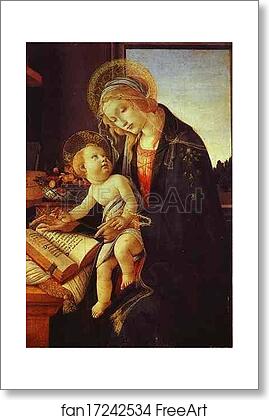 Free art print of Madonna del Libro by Alessandro Botticelli Free art print of Madonna del Libro by Alessandro Botticelli
