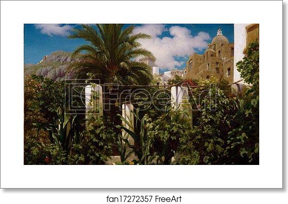 Free art print of Garden of an Inn, Capri by Frederick Leighton Free art print of Garden of an Inn, Capri by Frederick Leighton