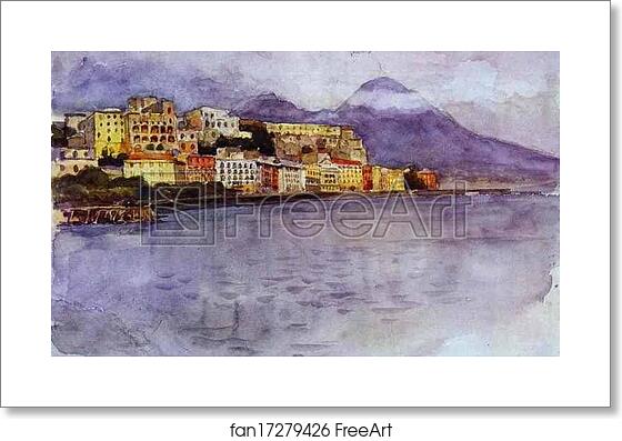 Free art print of Naples by Vasily Surikov Free art print of Naples by Vasily Surikov